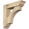 Ekena Millwork Westlake Traditional Rough Sawn Bracket w/ Offset Brace, Douglas Fir, 6"W x 22"D x 22"H BKT0604X22X22WTL01RDF - alternate 1
